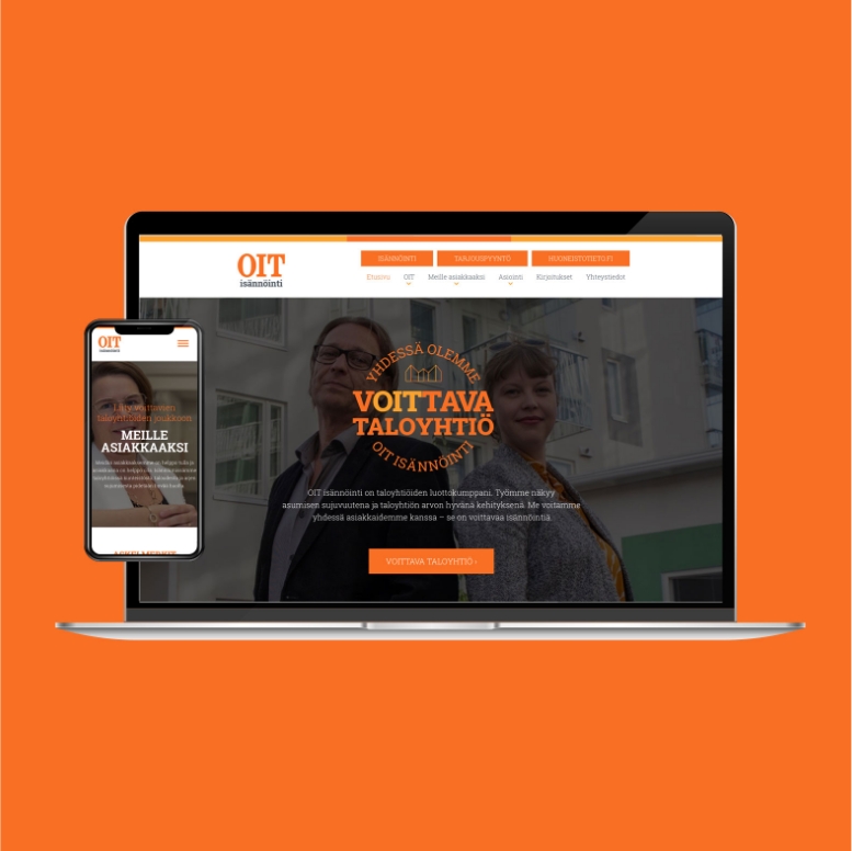 oit isännöinti, verkkosivut