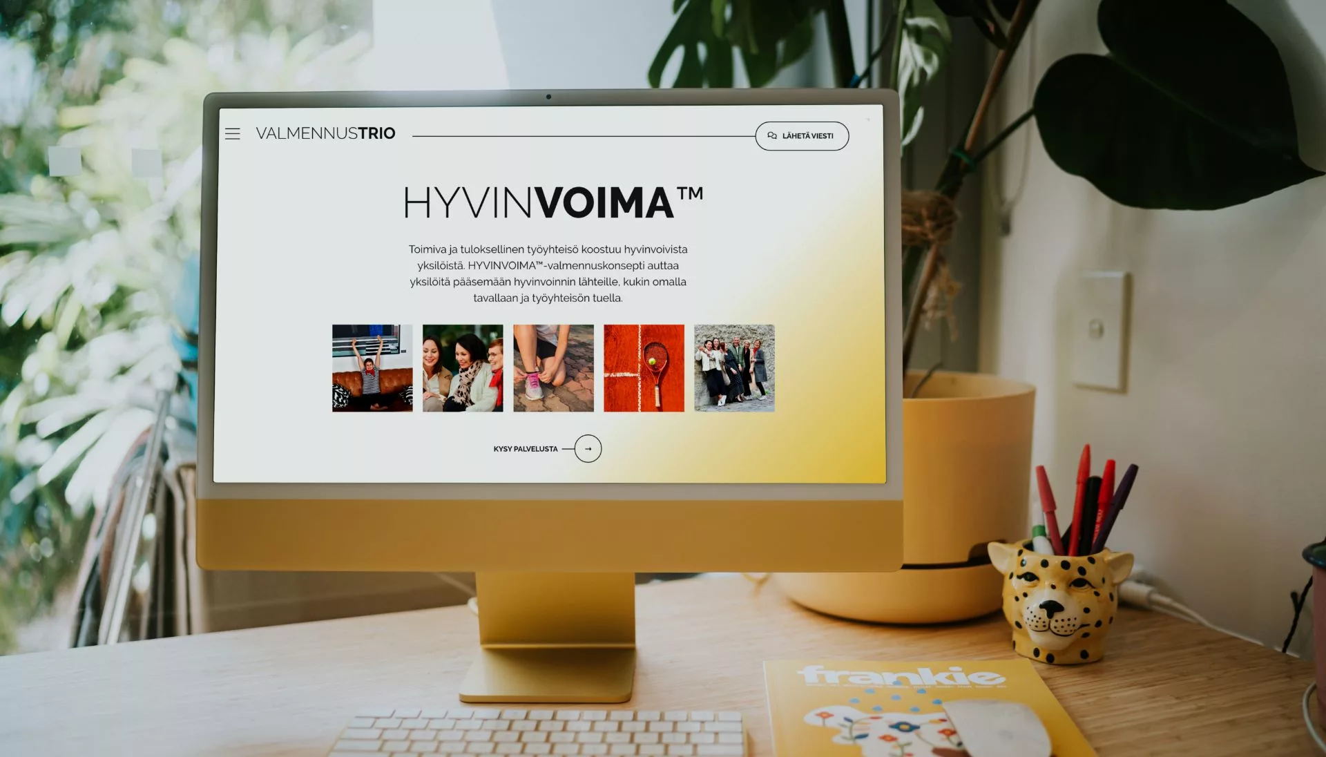 valmennustrio, verkkosivut
