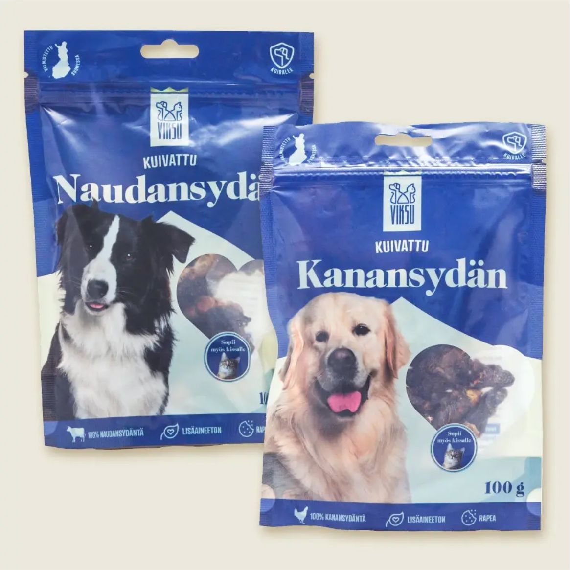 Viksu-koiranruoka, tuotepakkaukset markkinointitoimisto oulu mainostoimisto oulu