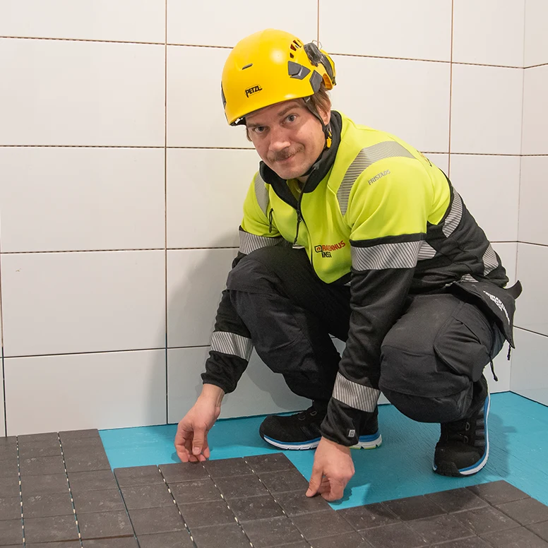 Rakennusinssi, laatoittaja